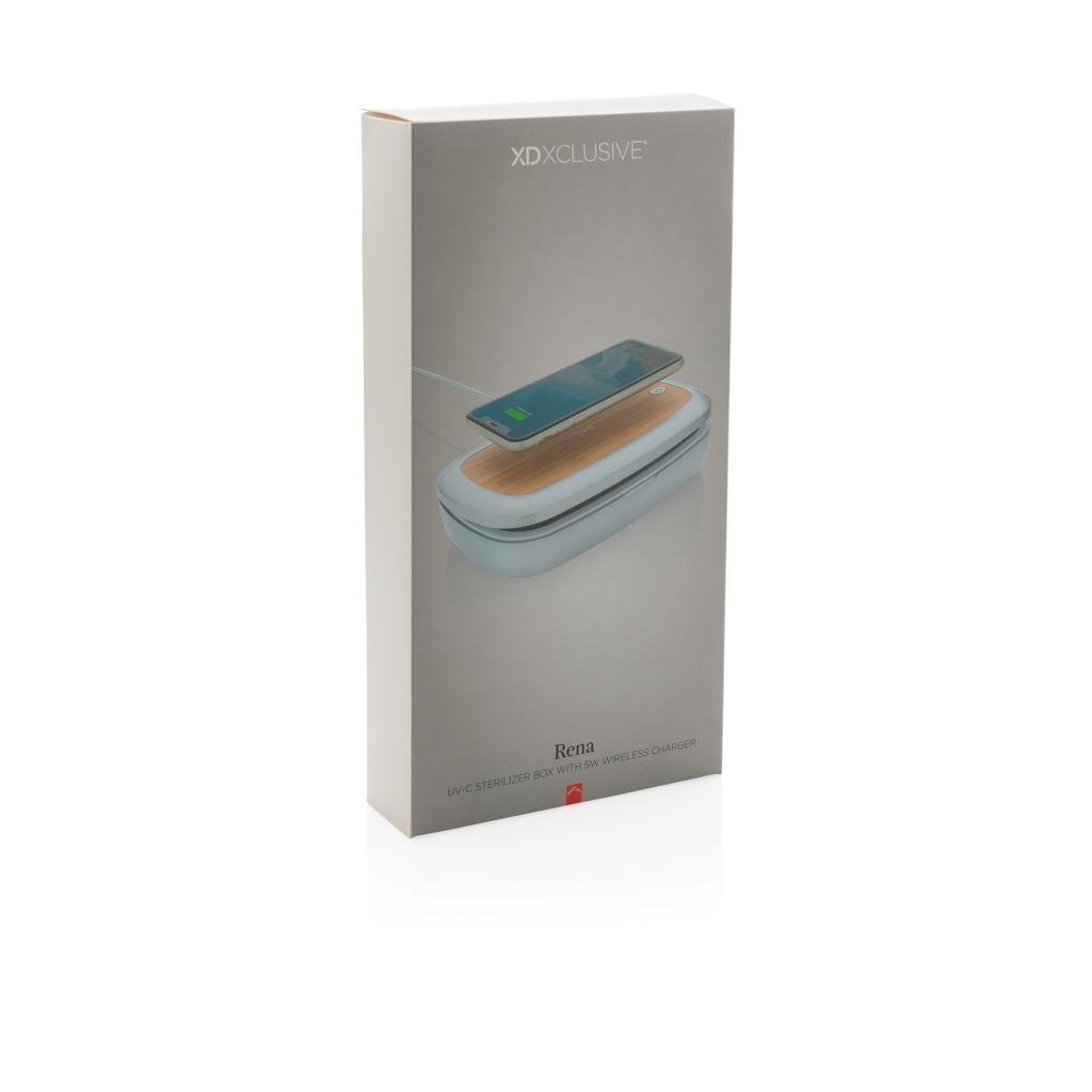 Caja esterilizadora Rena UV-C con cargador inalámbrico de 5W - Tecnología - Regalo Promocional Personalizado - imagen 15