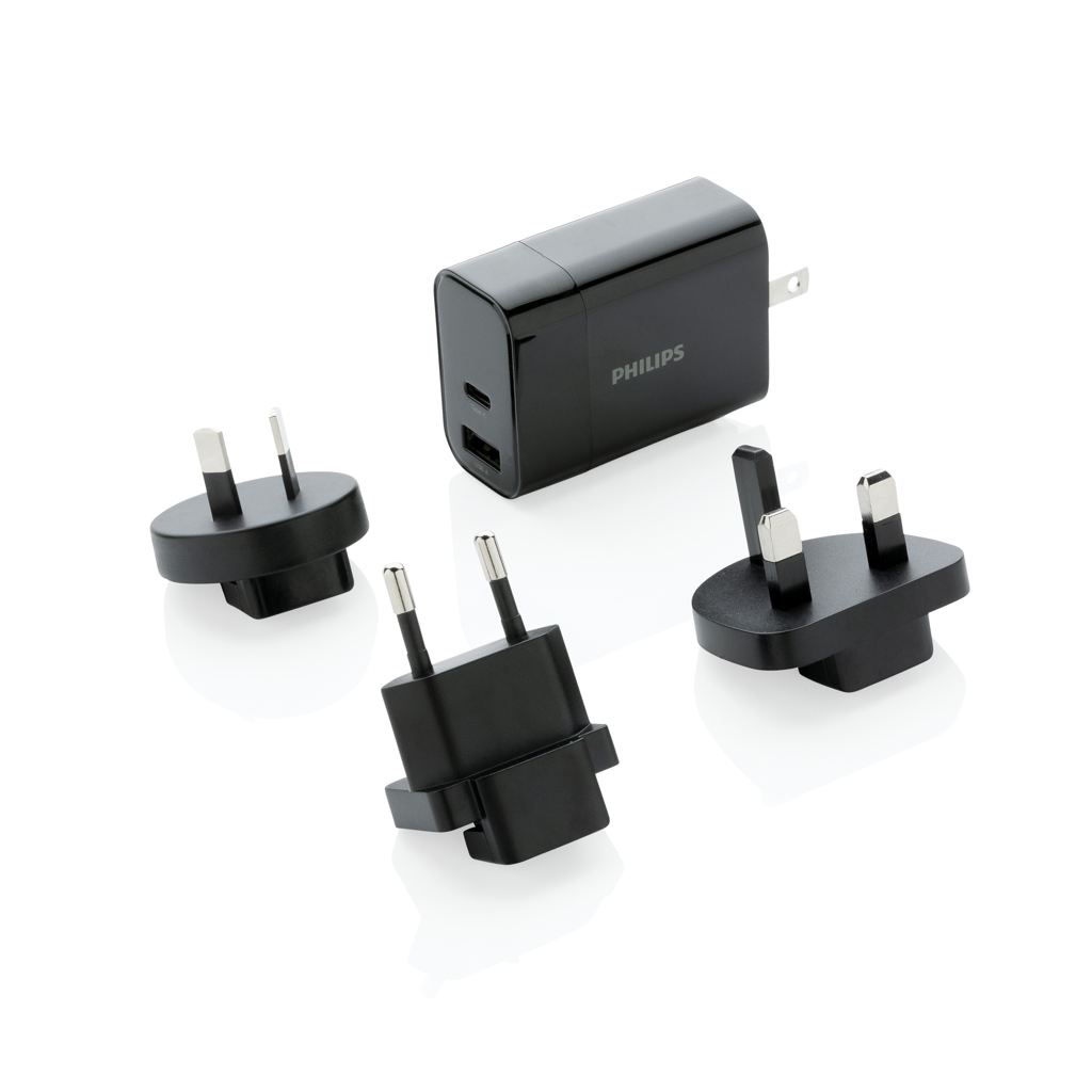 Cargador de viaje personalizado PD ultrarrápido Philips - Tecnología - Regalo Promocional Personalizado - vista alternativa