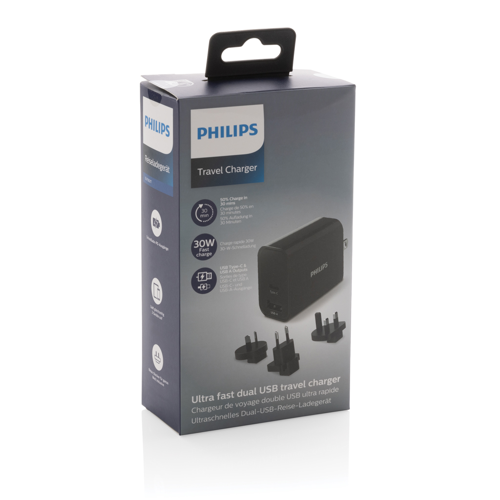 Cargador de viaje personalizado PD ultrarrápido Philips - Tecnología - Regalo Promocional Personalizado - imagen 9