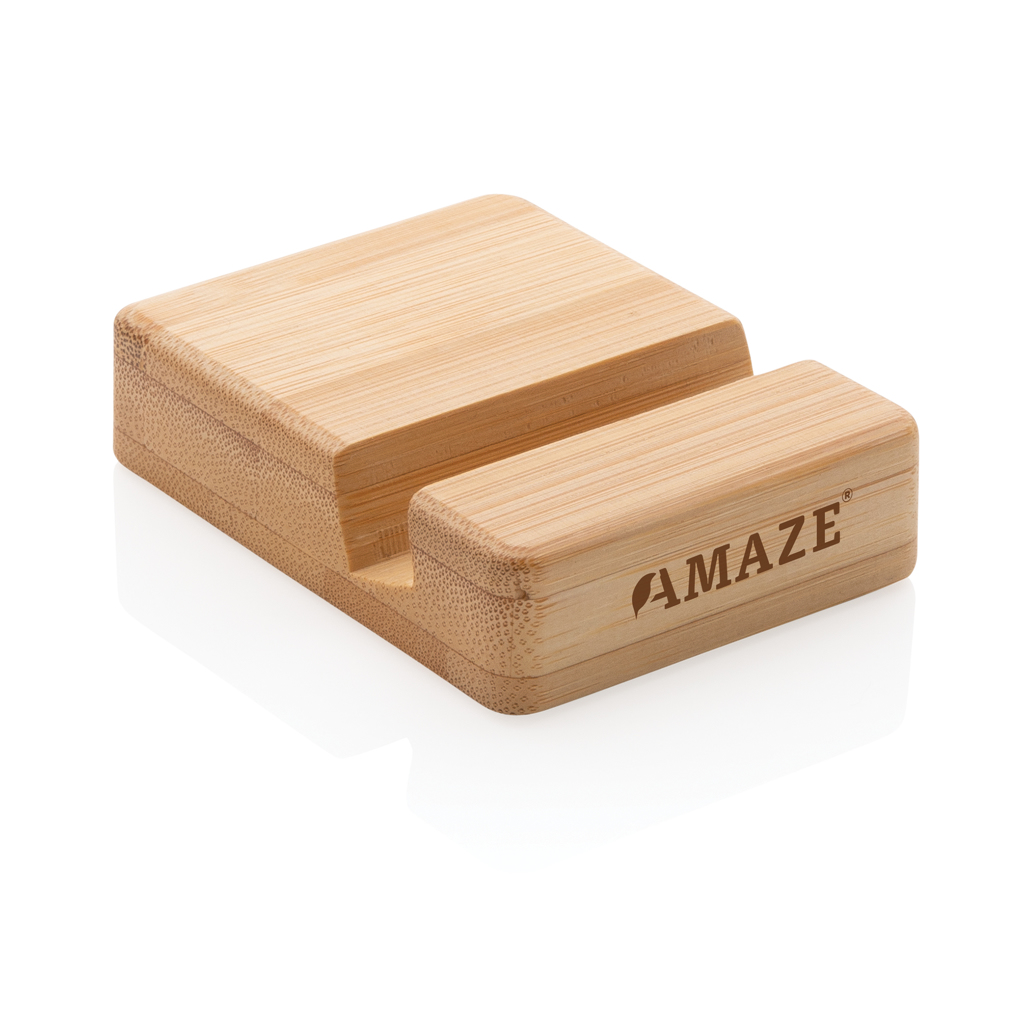 Soporte de bambú para teléfono - Tecnología - Regalo Promocional Personalizado - imagen 5
