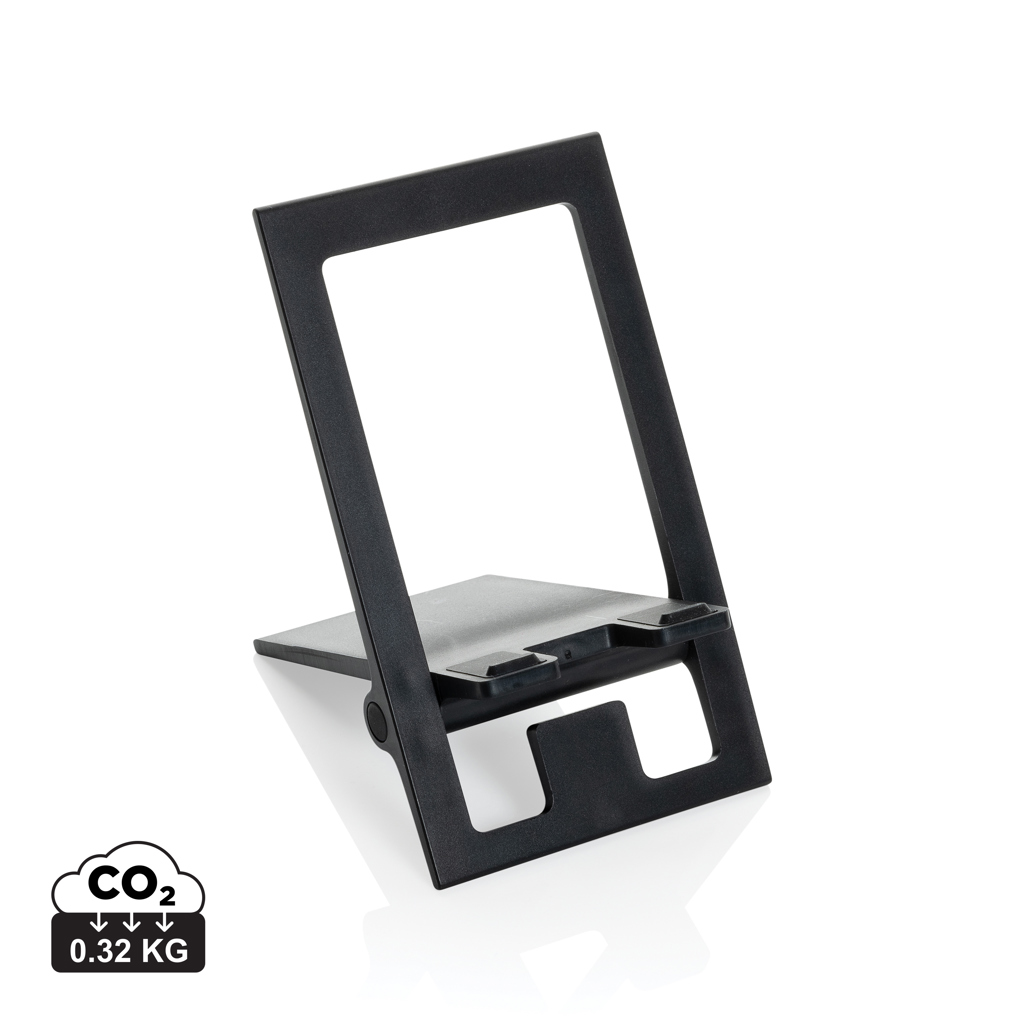 Soporte teléfono plegable plástico reciclado RCS SnapStand - Tecnología - Regalo Promocional Personalizado