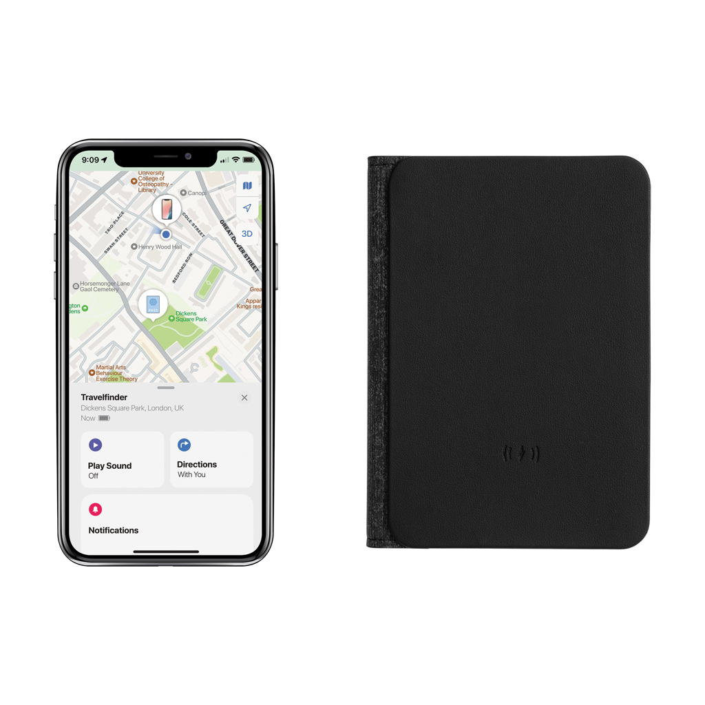Porta parsaporte personalizado Trackmate poliéster RCS con localización - Tecnología - Regalo Promocional Personalizado - imagen 8