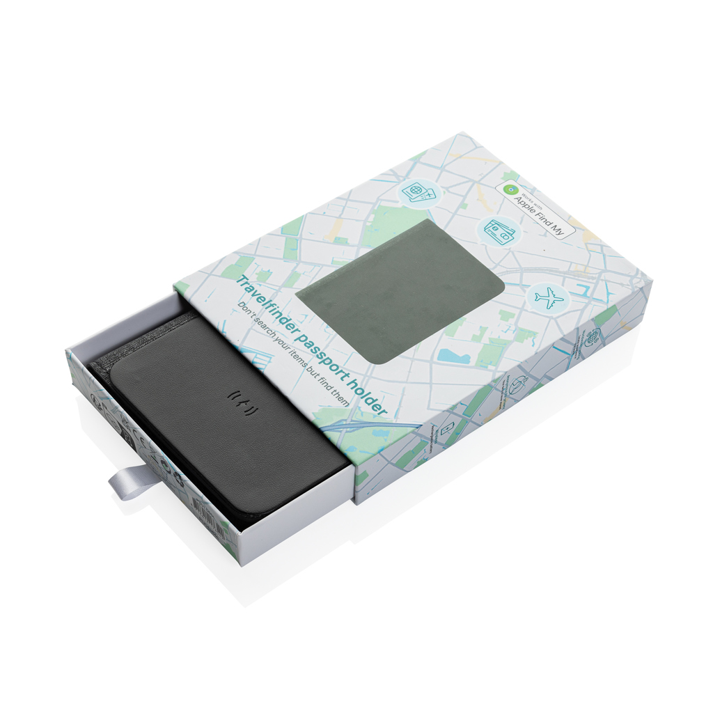 Porta parsaporte personalizado Trackmate poliéster RCS con localización - Tecnología - Regalo Promocional Personalizado - imagen 13