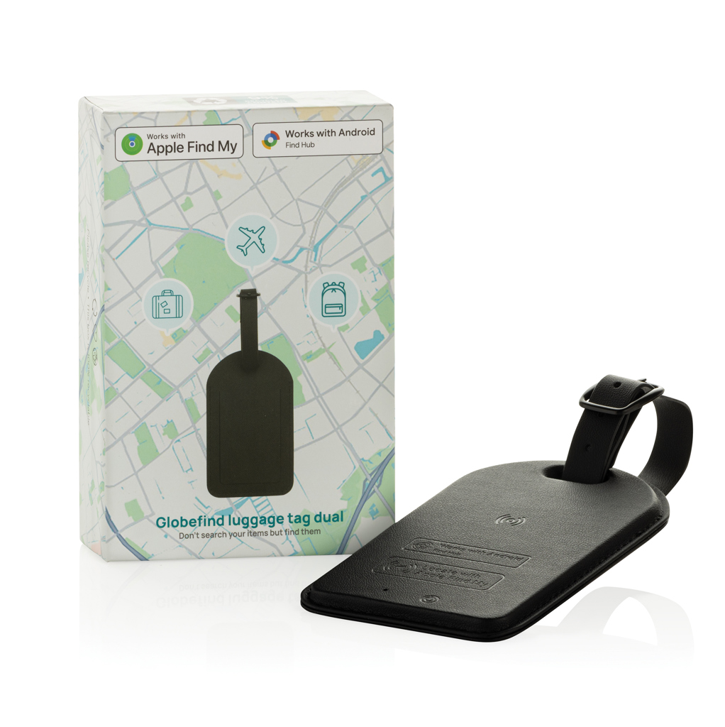 Etiqueta equipaje Globefind Dual RCS localización mundial - Tecnología - Regalo Promocional Personalizado - imagen 3