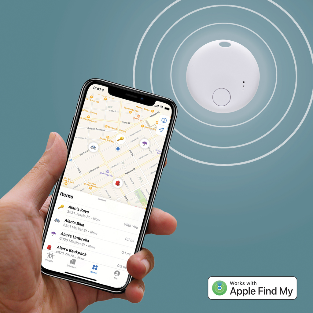 Buscador personalizado de artículos FindMate RCS de plástico reciclado - Tecnología - Regalo Promocional Personalizado - imagen 3