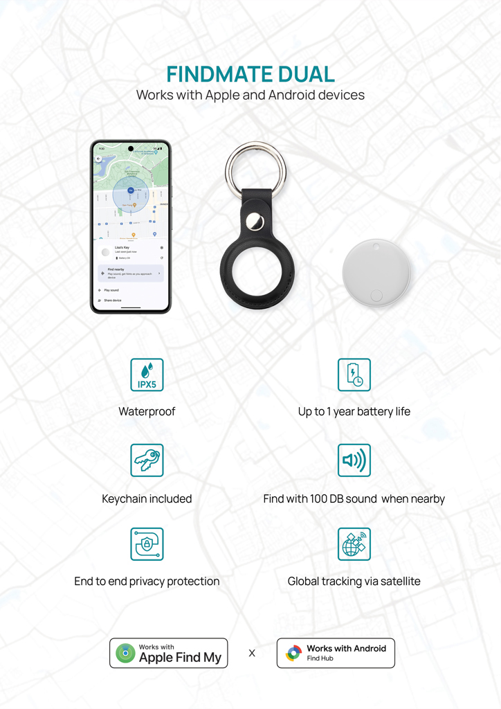 Localizador de artículos Findmate RCS Dual IPX 5 - Tecnología - Regalo Promocional Personalizado - imagen 18