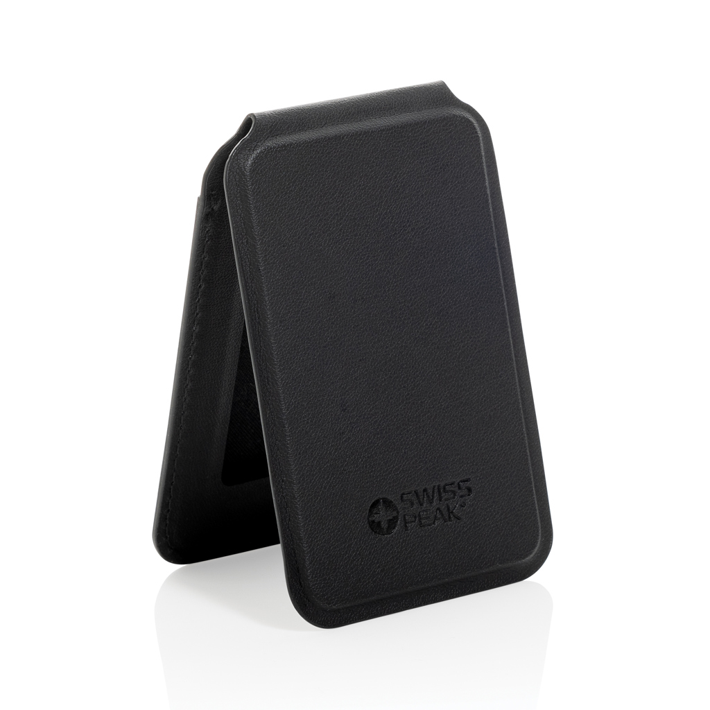 Cartera personalizada magnética Magstand RCS de PU reciclada para teléfono - Tecnología - Regalo Promocional Personalizado - vista alternativa