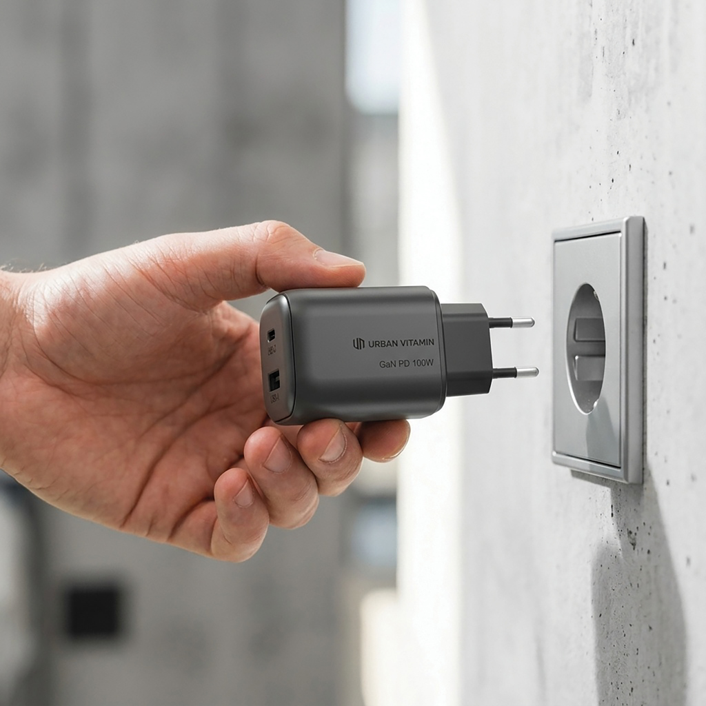 Cargador GAN reciclado 100W Urban Vitamin Livermore RCS - Tecnología - Regalo Promocional Personalizado - imagen 9