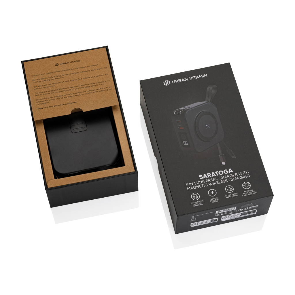 Cargador universal Urban Vitamin Saratoga 5 en 1 - Tecnología - Regalo Promocional Personalizado - imagen 3