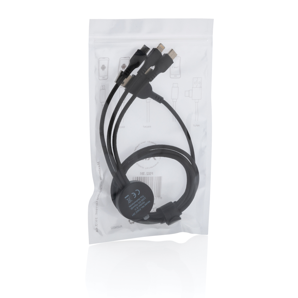 Cable 6 en 1 con logo iluminado - Tecnología - Regalo Promocional Personalizado - imagen 6