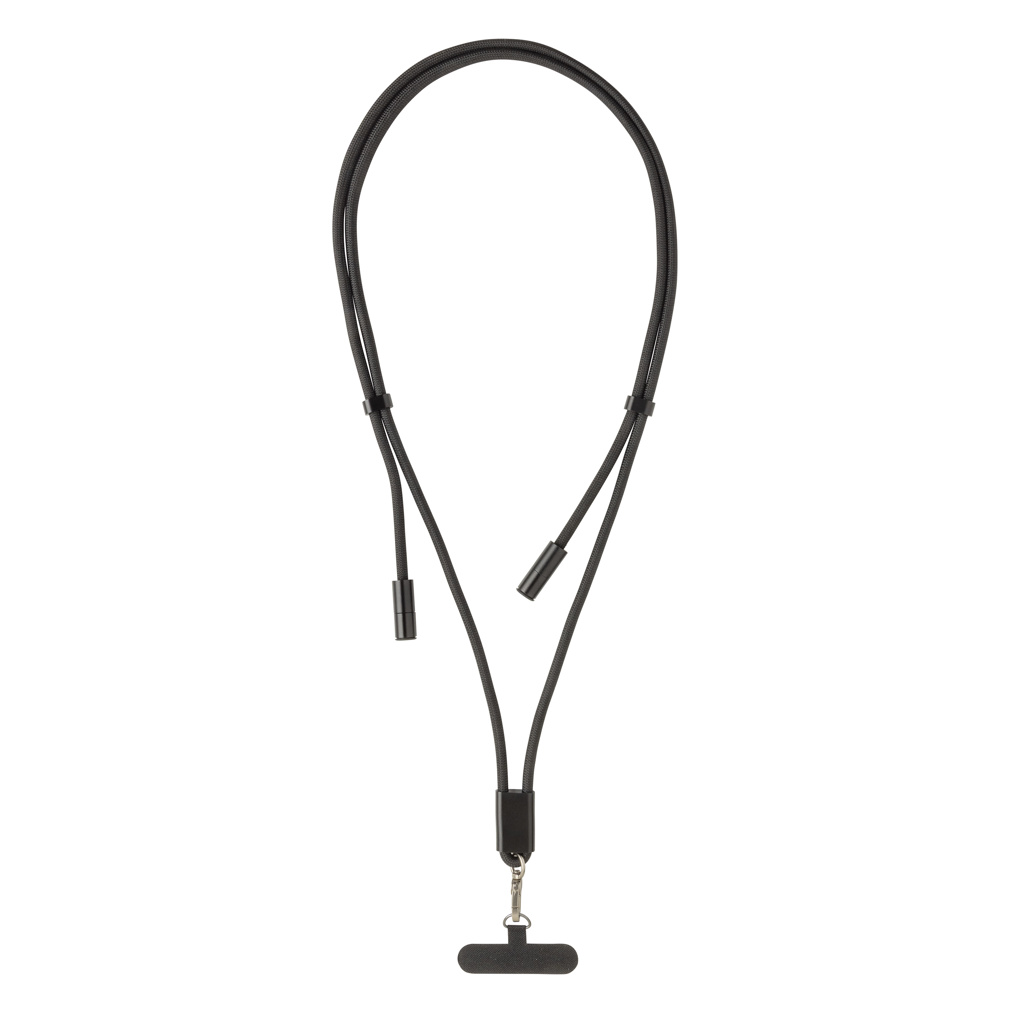 Correa de cuello para teléfono LoopAmp RCS RPET y cable 60W - Tecnología - Regalo Promocional Personalizado - vista alternativa