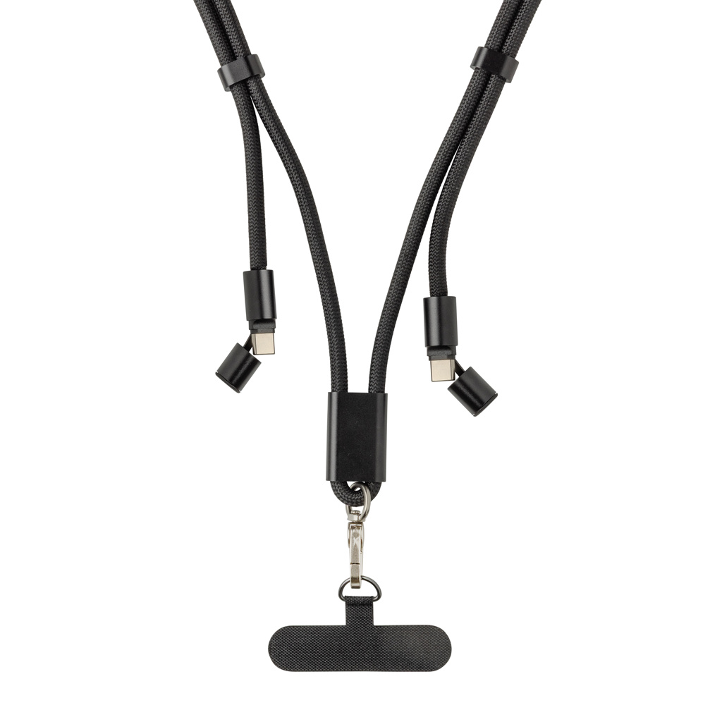 Correa de cuello para teléfono LoopAmp RCS RPET y cable 60W - Tecnología - Regalo Promocional Personalizado - imagen 9