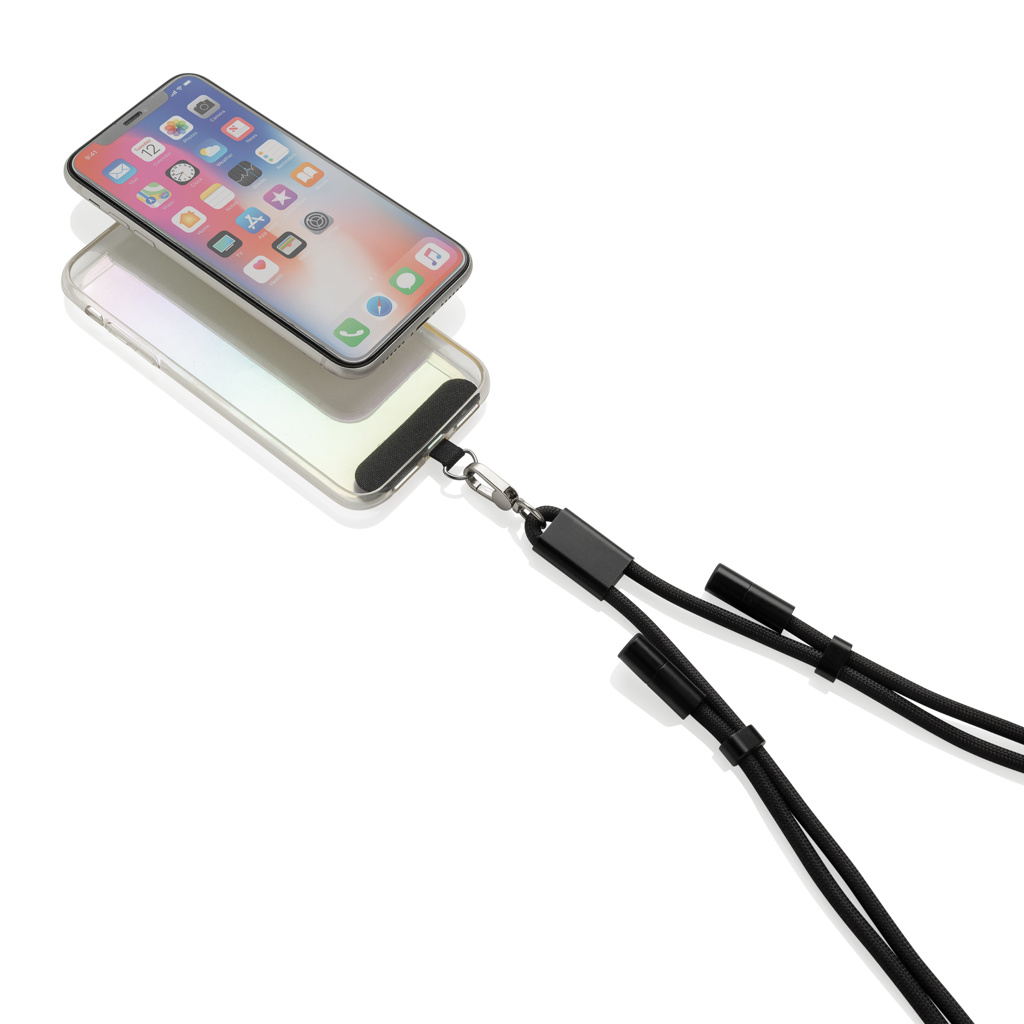 Correa de cuello para teléfono LoopAmp RCS RPET y cable 60W - Tecnología - Regalo Promocional Personalizado - imagen 7
