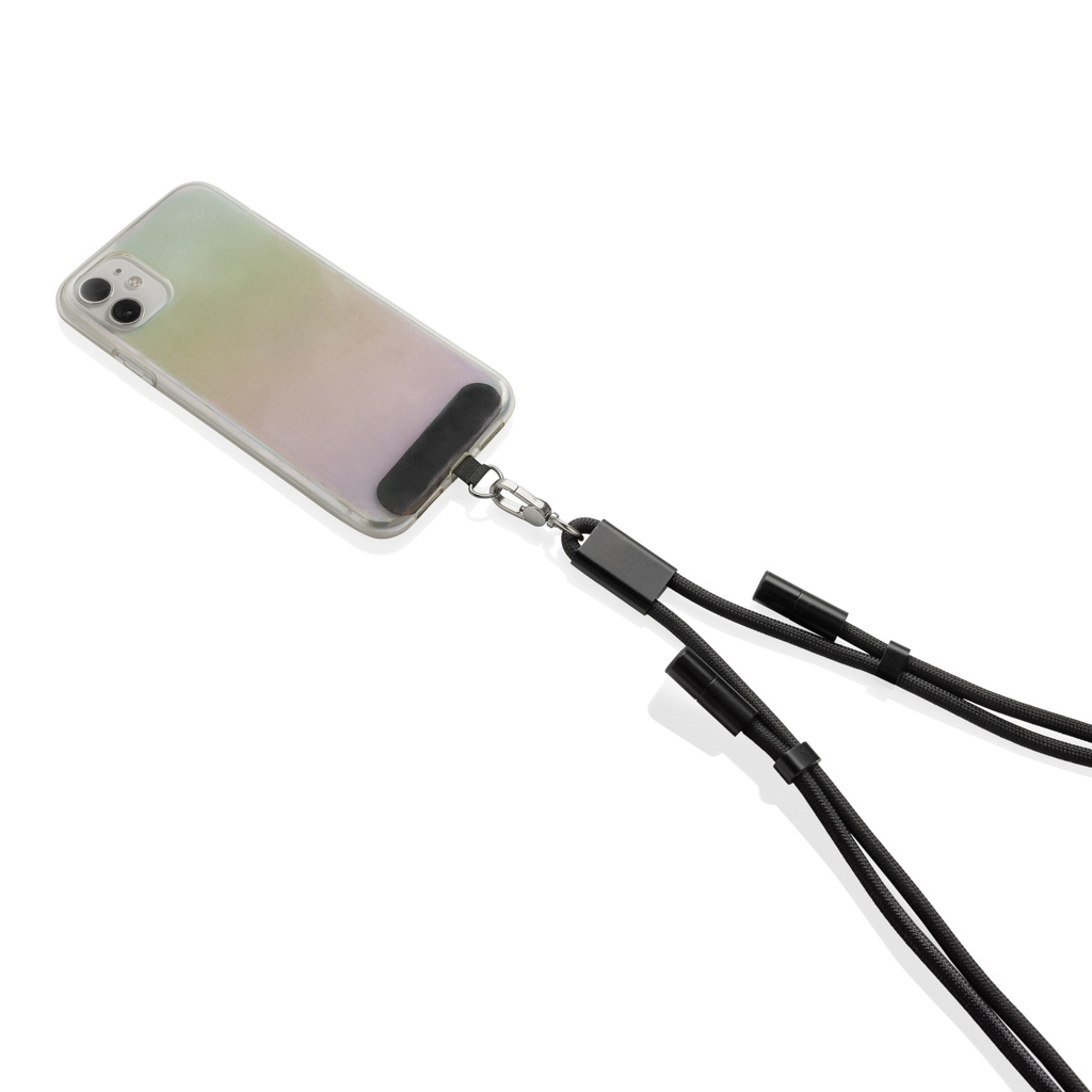 Correa de cuello para teléfono LoopAmp RCS RPET y cable 60W - Tecnología - Regalo Promocional Personalizado - imagen 11