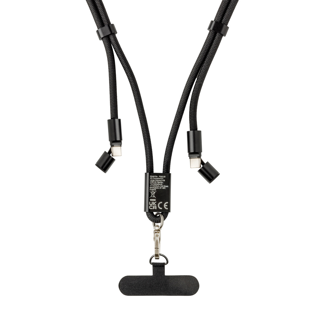 Correa de cuello para teléfono LoopAmp RCS RPET y cable 60W - Tecnología - Regalo Promocional Personalizado - imagen 13