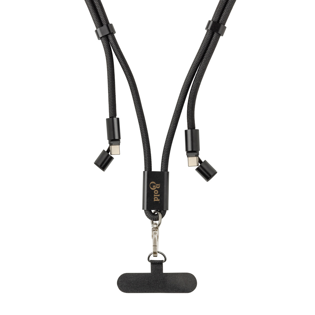 Correa de cuello para teléfono LoopAmp RCS RPET y cable 60W - Tecnología - Regalo Promocional Personalizado - imagen 15