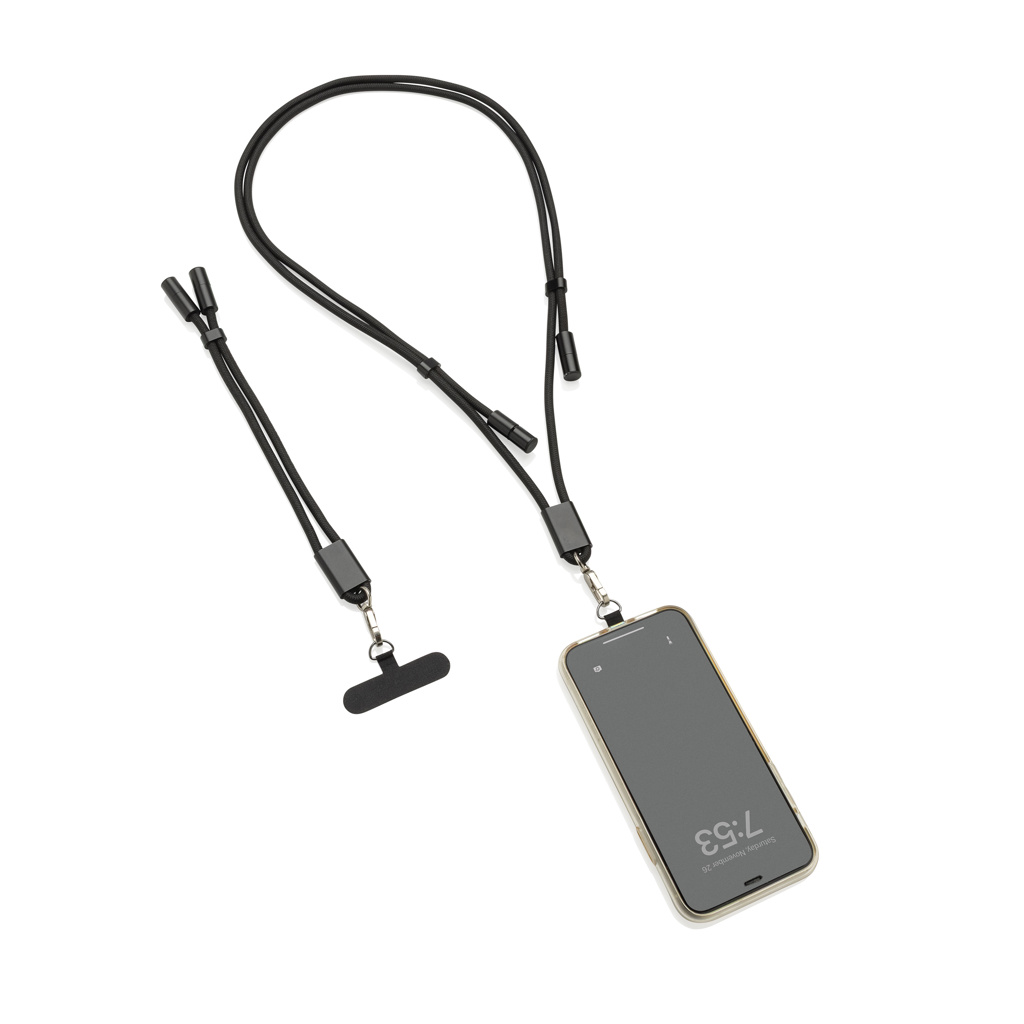 Correa de cuello para teléfono LoopAmp RCS RPET y cable 60W - Tecnología - Regalo Promocional Personalizado - imagen 16