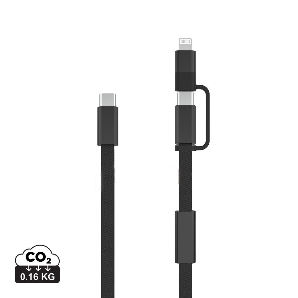 Cable de carga rápida 2 en 1 Arc RCS de 60W y 120 cm - Tecnología - Regalo Promocional Personalizado
