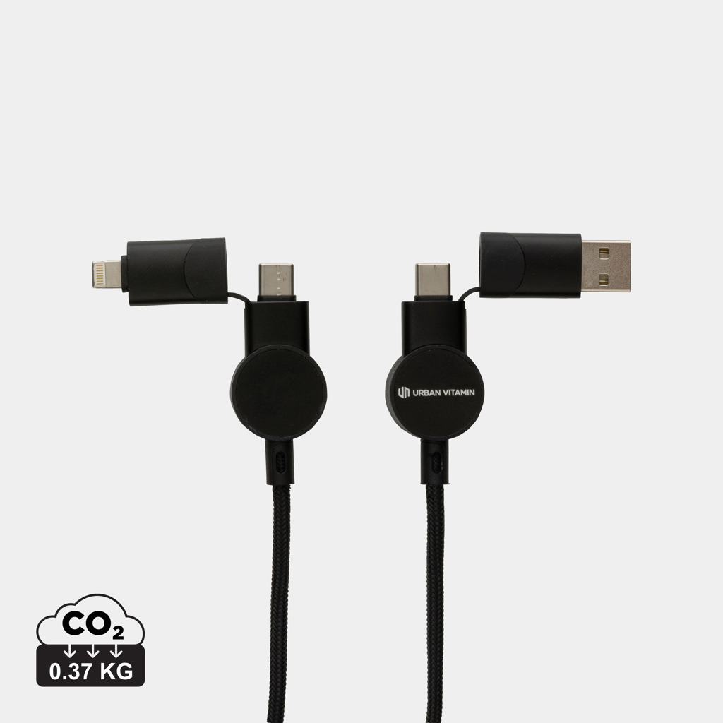 Cable carga rápida personalizado Oakland RCS 6 en 1 45W - Tecnología - Regalo Promocional Personalizado