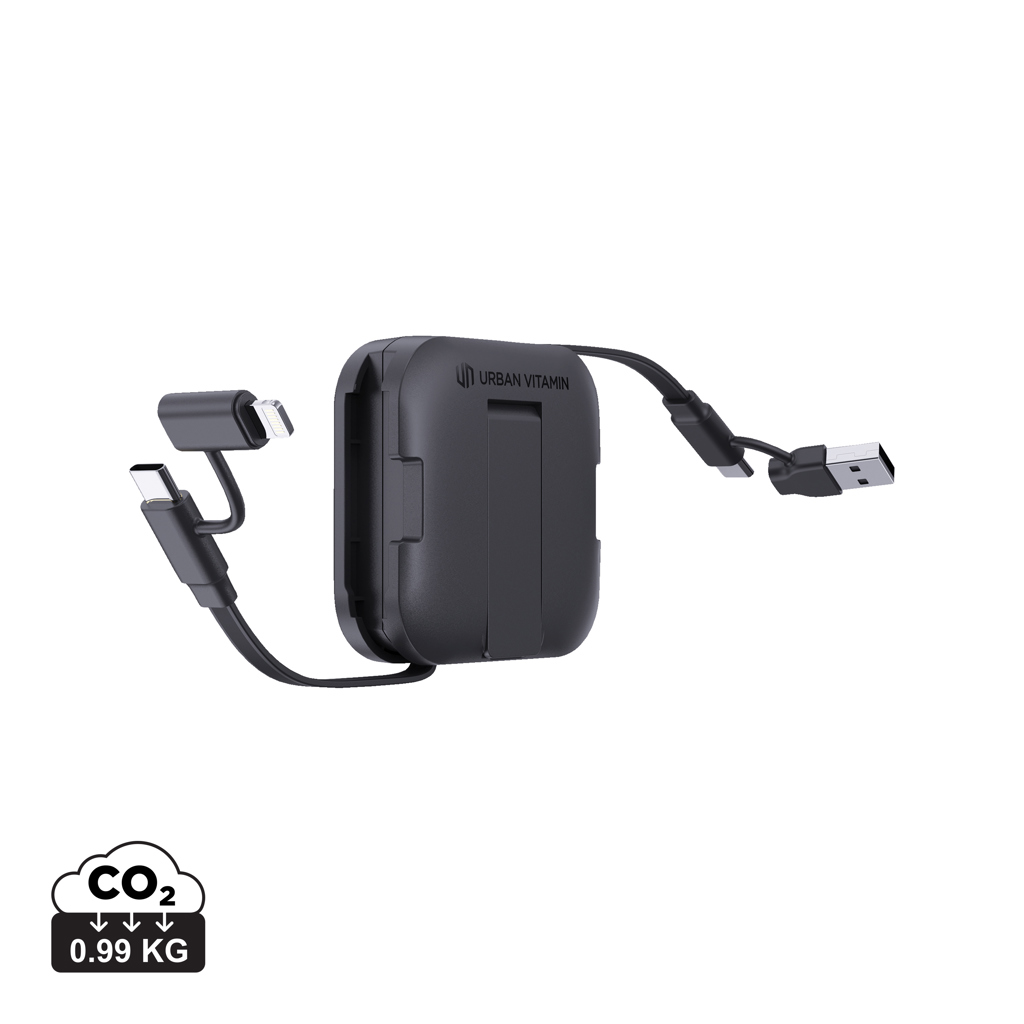 Soporte Urban Vitamin San Jose 100W con cable retráctil - Tecnología - Regalo Promocional Personalizado