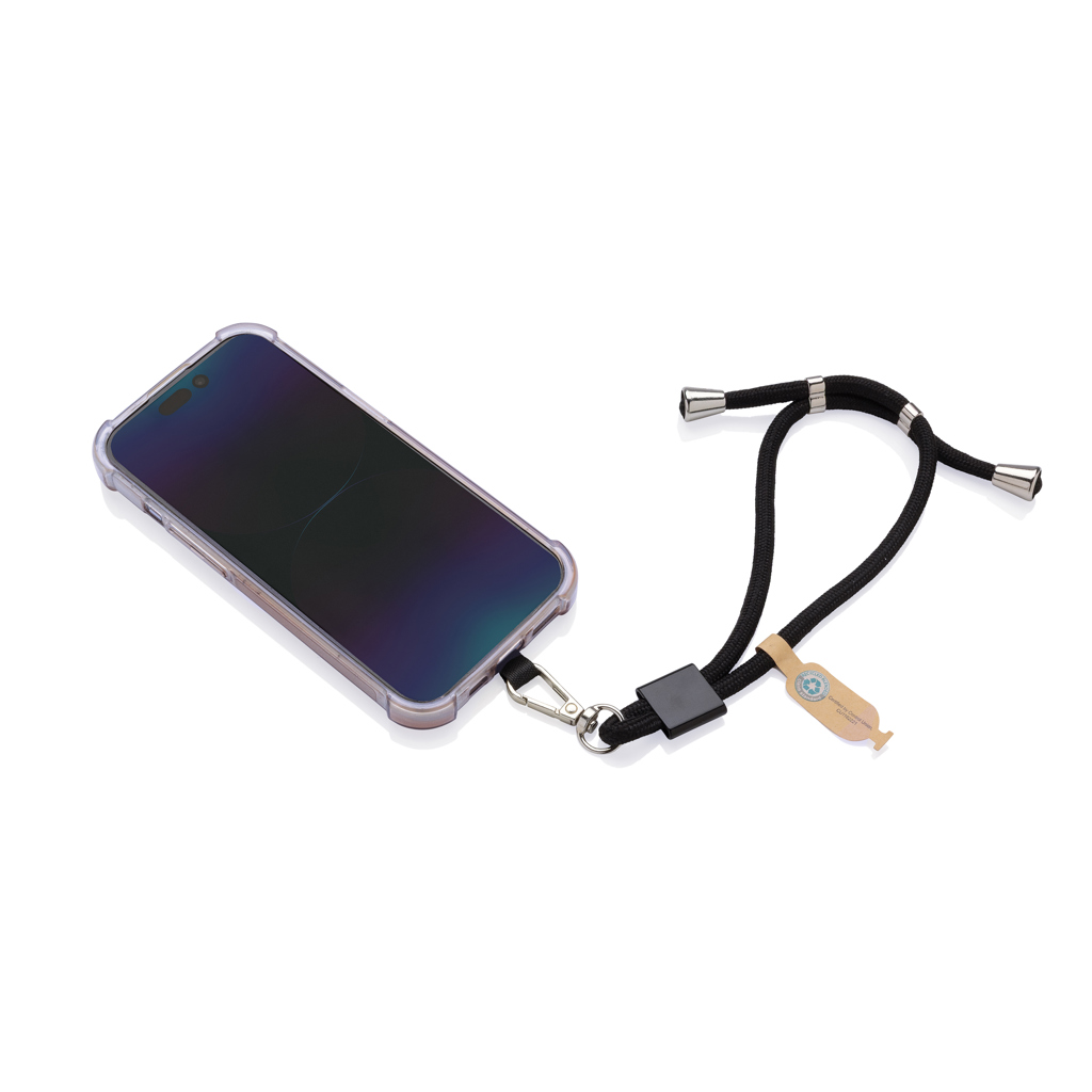 Correa ajustable teléfono CarryLoop RCS PET reciclado - Tecnología - Regalo Promocional Personalizado - imagen 3