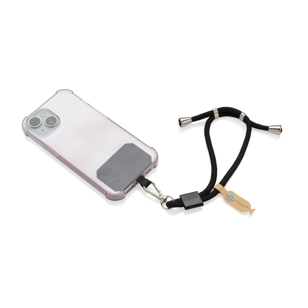 Correa ajustable teléfono CarryLoop RCS PET reciclado - Tecnología - Regalo Promocional Personalizado - imagen 5