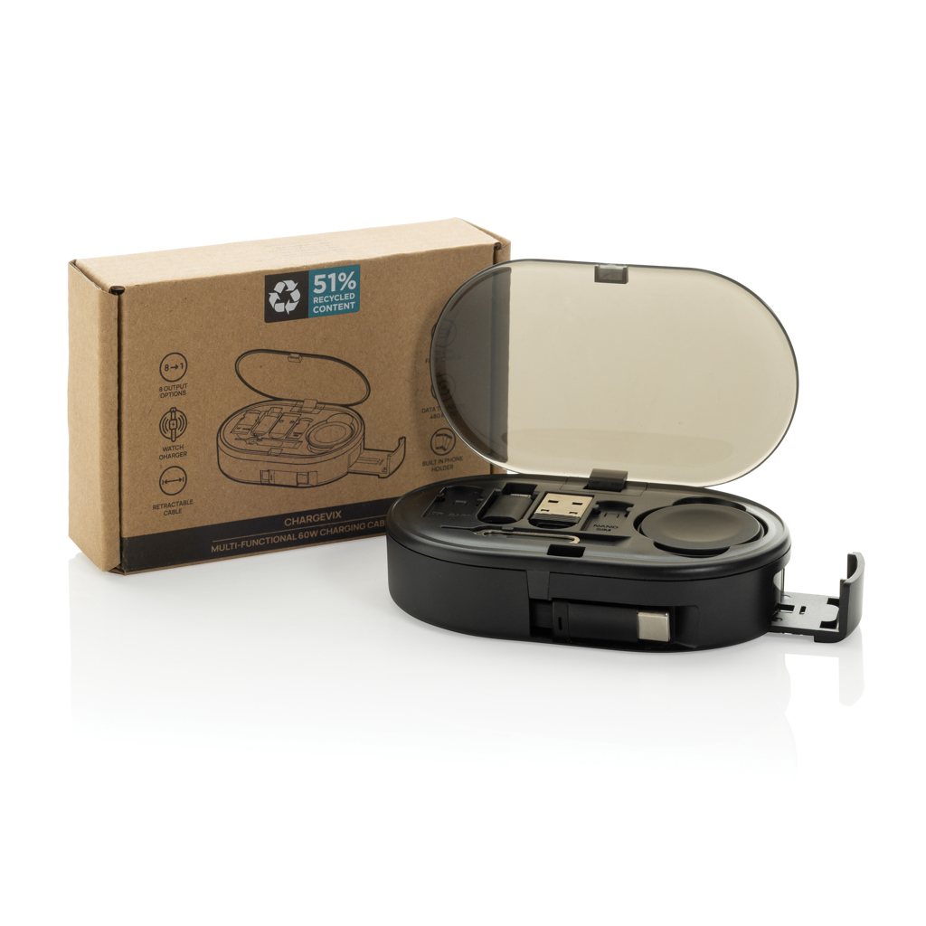 Kit de carga multifuncional 60W Chargevix RCS rplastic - Tecnología - Regalo Promocional Personalizado - imagen 3