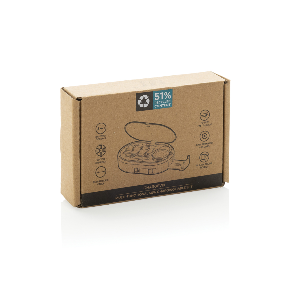 Kit de carga multifuncional 60W Chargevix RCS rplastic - Tecnología - Regalo Promocional Personalizado - imagen 11