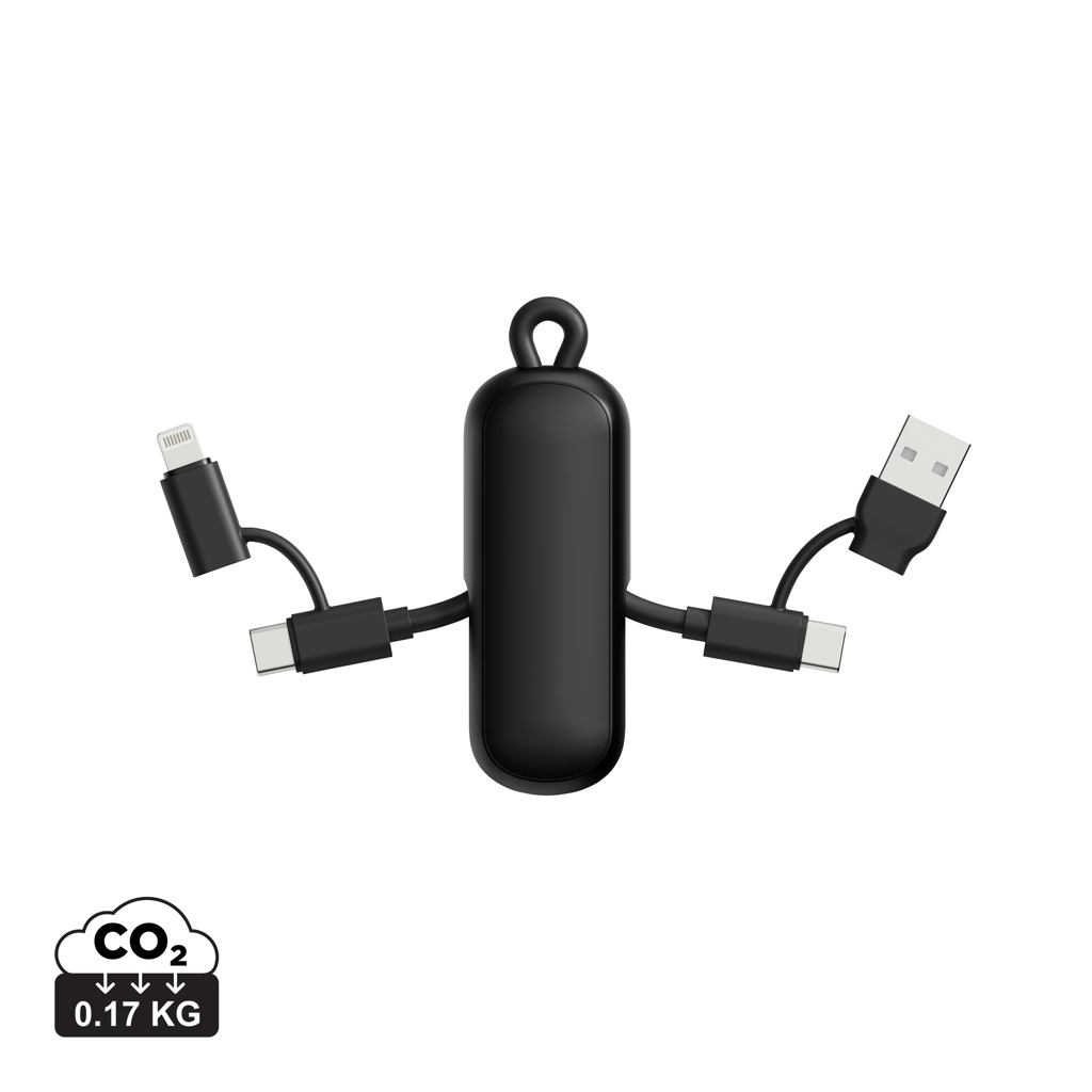 Cable llavero Urban Vitamin Dublin 100W 4 en 1 - Tecnología - Regalo Promocional Personalizado
