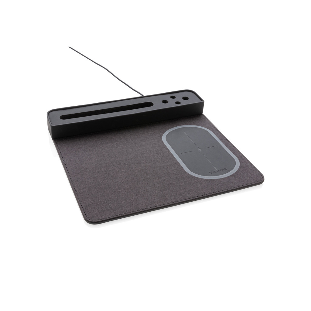 Alfombrilla de ratón personalizada con carga inalámbrica de 5W - Tecnología - Regalo Promocional Personalizado - vista alternativa