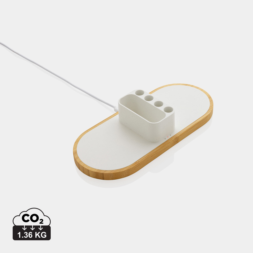 Cargador inalámbrico personalizado Ontario RCS rplastic de 10W - Tecnología - Regalo Promocional Personalizado