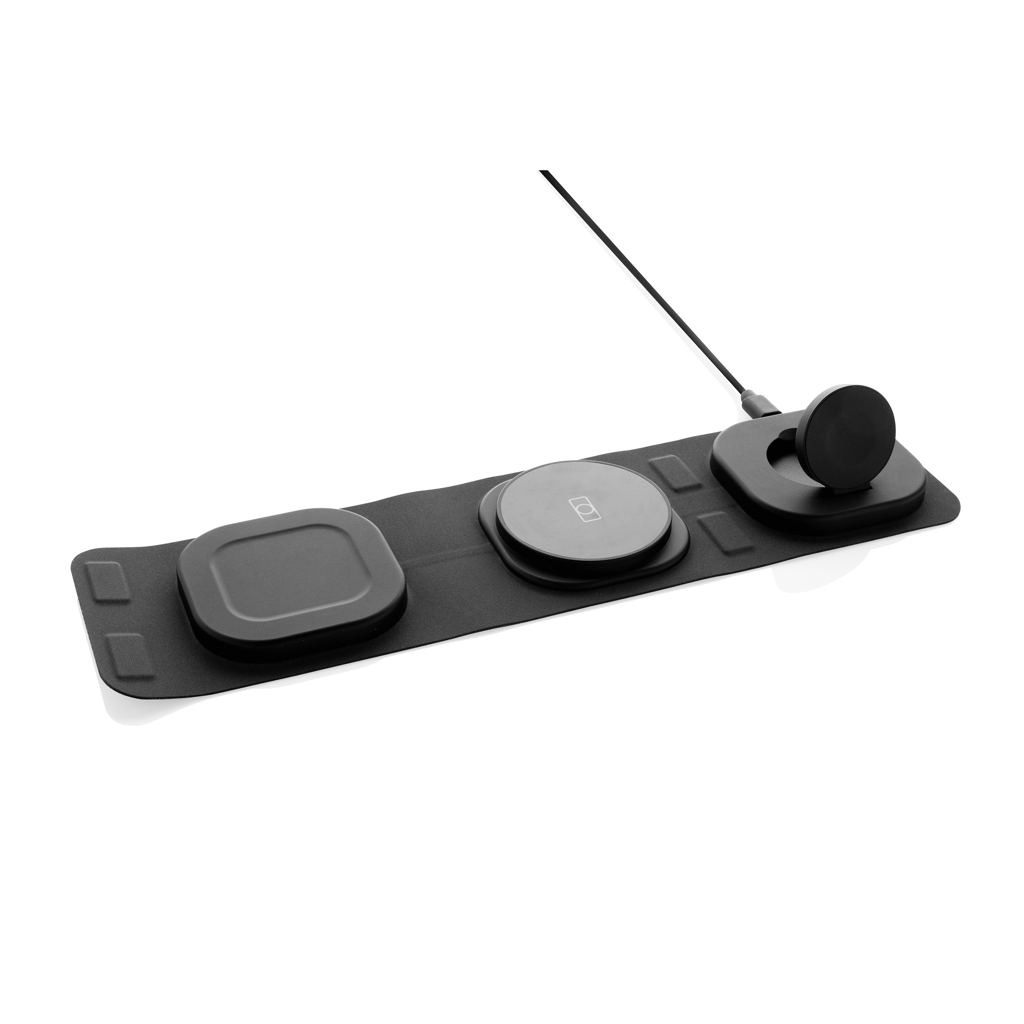 Cargador viaje inalámbrico Swiss Peak RCS rplastic 3 en 1 - Tecnología - Regalo Promocional Personalizado - imagen 7