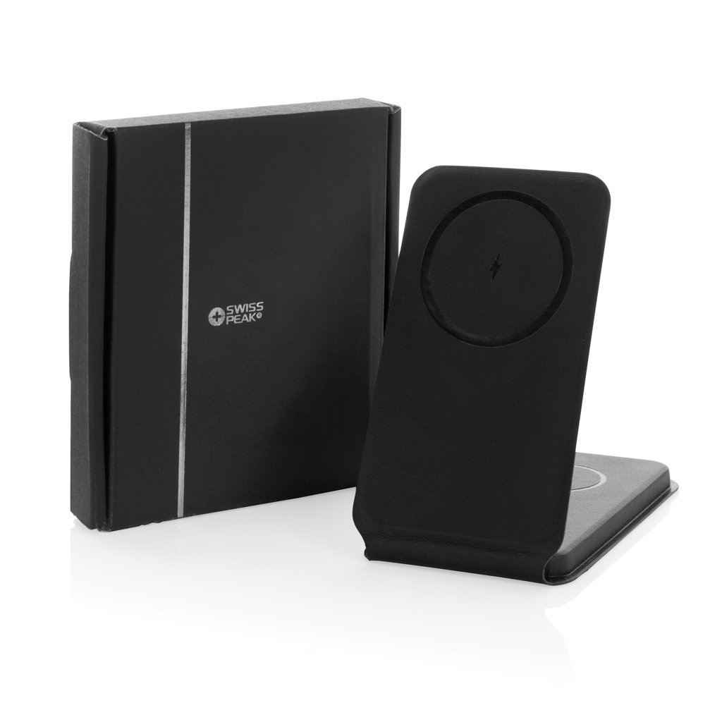 Cargador inalámbrico magnético Swiss Peak RCS rPU 15W 3 en 1 - Tecnología - Regalo Promocional Personalizado - imagen 3