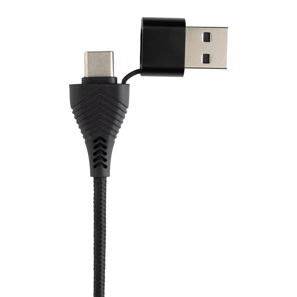 Hub personalizado USB Link RCS doble entrada de bambú y plástico reciclado - Tecnología - Regalo Promocional Personalizado - imagen 4