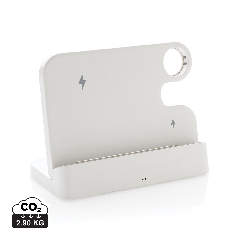 Cargador 3 en 1 RCS plástico reciclado 15W - Tecnología - Regalo Promocional Personalizado