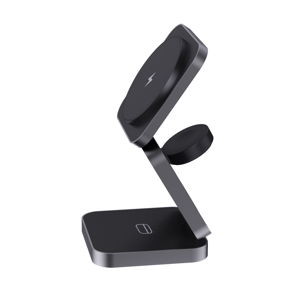 Cargador plegable Terra RCS aluminio reciclado 3 en 1 - Tecnología - Regalo Promocional Personalizado - imagen 5
