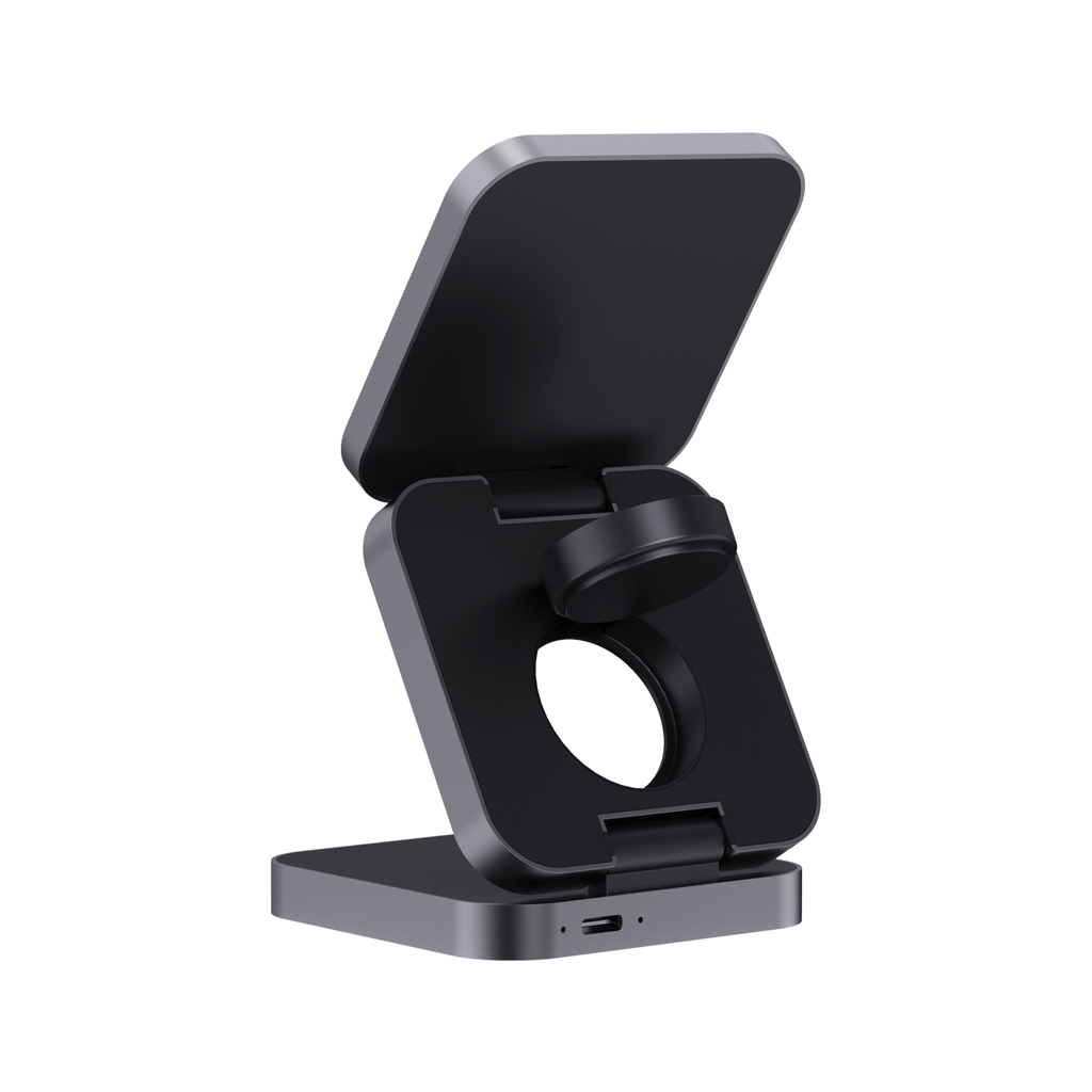 Cargador plegable Terra RCS aluminio reciclado 3 en 1 - Tecnología - Regalo Promocional Personalizado - imagen 6
