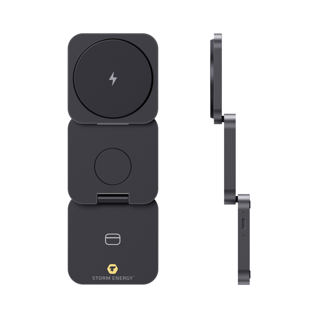 Cargador plegable Terra RCS aluminio reciclado 3 en 1 - Tecnología - Regalo Promocional Personalizado - imagen 8