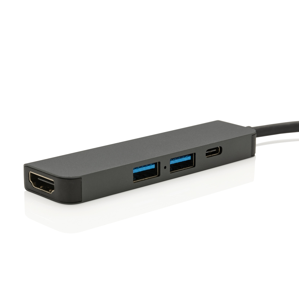 Hub Terra RCS de aluminio reciclado con entrada HDMI - Tecnología - Regalo Promocional Personalizado - imagen 5