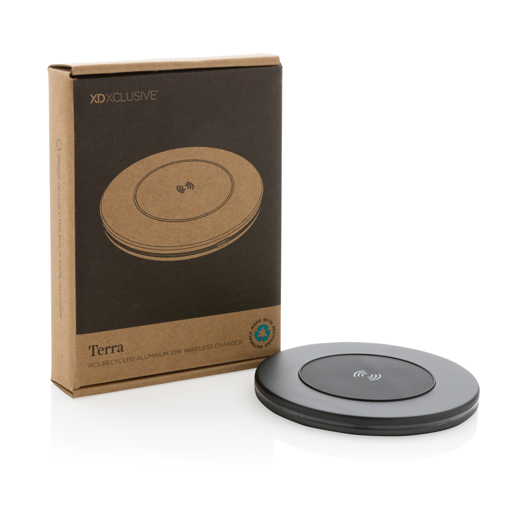 Cargador inalámbrico Terra RCS de aluminio reciclado de 10W - Tecnología - Regalo Promocional Personalizado - imagen 9