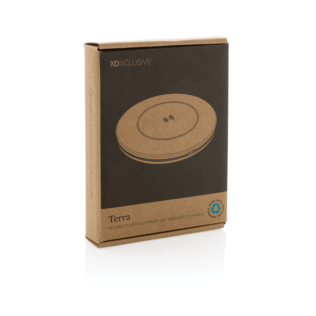 Cargador inalámbrico Terra RCS de aluminio reciclado de 10W - Tecnología - Regalo Promocional Personalizado - imagen 10