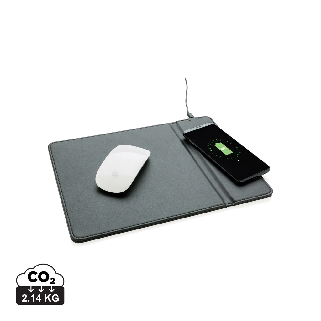 Alfombrilla personalizada de ratón con carga inalámbrica de 5W - Tecnología - Regalo Promocional Personalizado