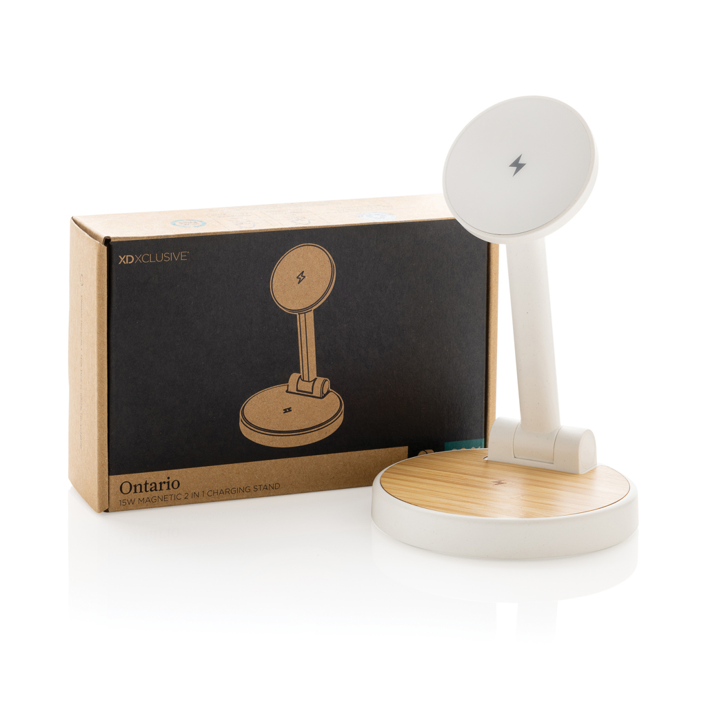 Cargador magnético 15W Ontario RCS rplastic 2 en 1 - Tecnología - Regalo Promocional Personalizado - imagen 4