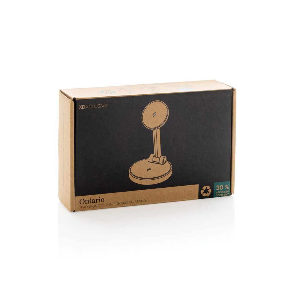 Cargador magnético 15W Ontario RCS rplastic 2 en 1 - Tecnología - Regalo Promocional Personalizado - imagen 9