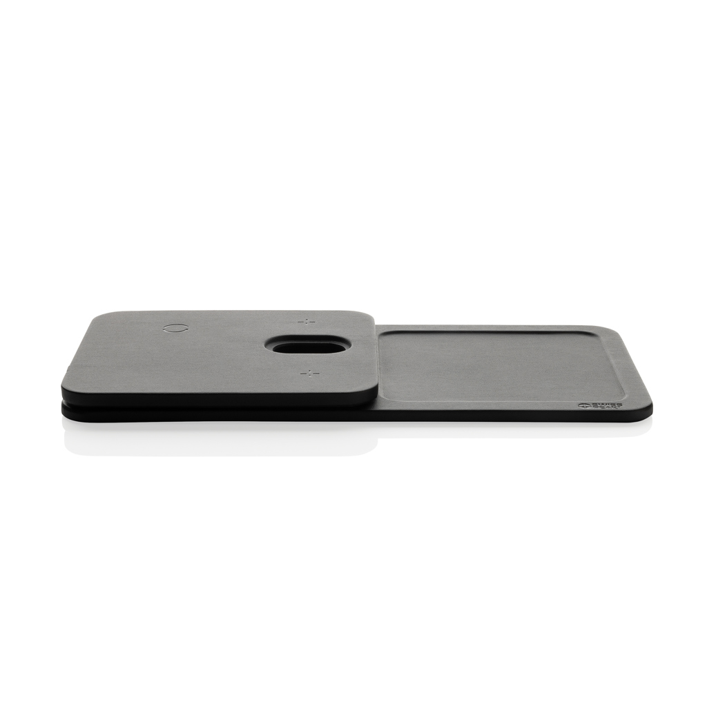 Bandeja cargador inalámbrico RCS  PU Swiss Peak 3 en 1 - Tecnología - Regalo Promocional Personalizado - imagen 7