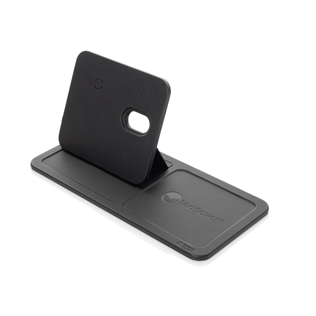 Bandeja cargador inalámbrico RCS  PU Swiss Peak 3 en 1 - Tecnología - Regalo Promocional Personalizado - imagen 8