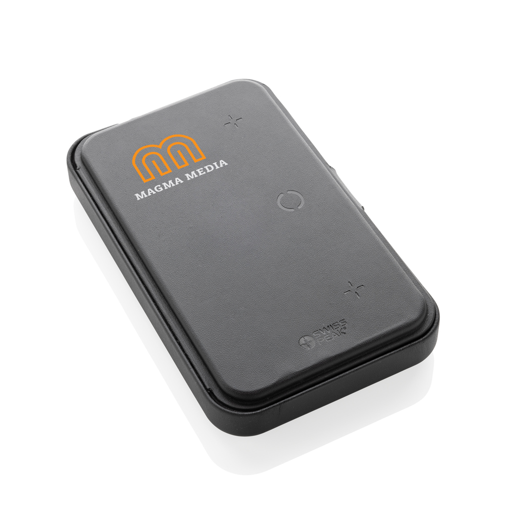 Estuche viaje reciclado RCS Swiss Peak con cargador 3 en 1 - Tecnología - Regalo Promocional Personalizado - imagen 10