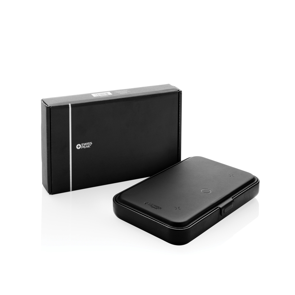 Estuche viaje reciclado RCS Swiss Peak con cargador 3 en 1 - Tecnología - Regalo Promocional Personalizado - imagen 11