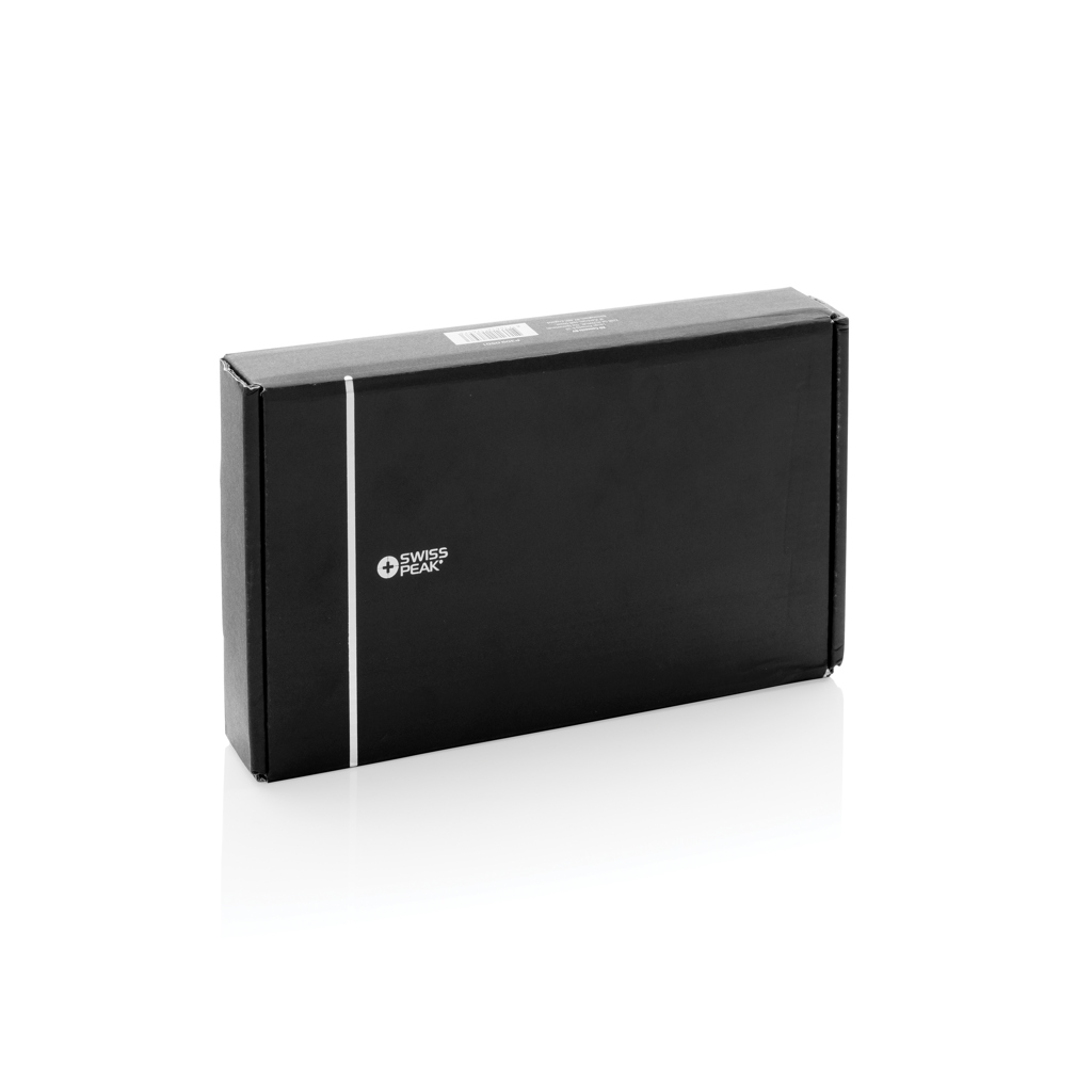 Estuche viaje reciclado RCS Swiss Peak con cargador 3 en 1 - Tecnología - Regalo Promocional Personalizado - imagen 12