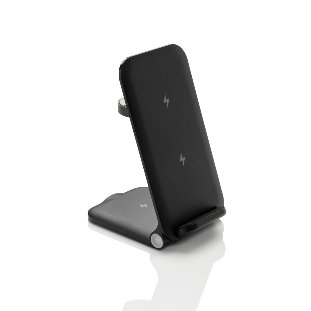 Cargador personalizado Terra 3 en 1 plegable RCS de aluminio reciclable de 15W - Tecnología - Regalo Promocional Personalizado - imagen 2